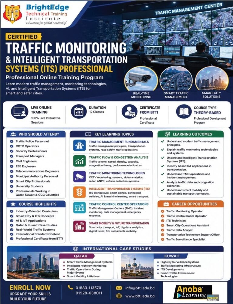 Certified Traffic Monitoring System Course (TSMT501)